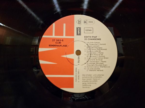 Edith Piaf – 20 Chansons - Image 4
