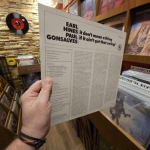 Alternative view of Earl Hines & Paul Gonsalves – It Don't Mean A Thing If It Ain't Got That Swing!