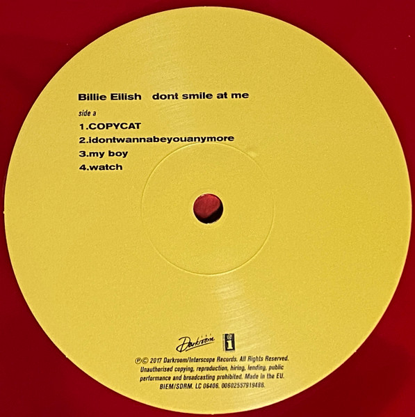 Billie Eilish – Dont Smile At Me - Image 4
