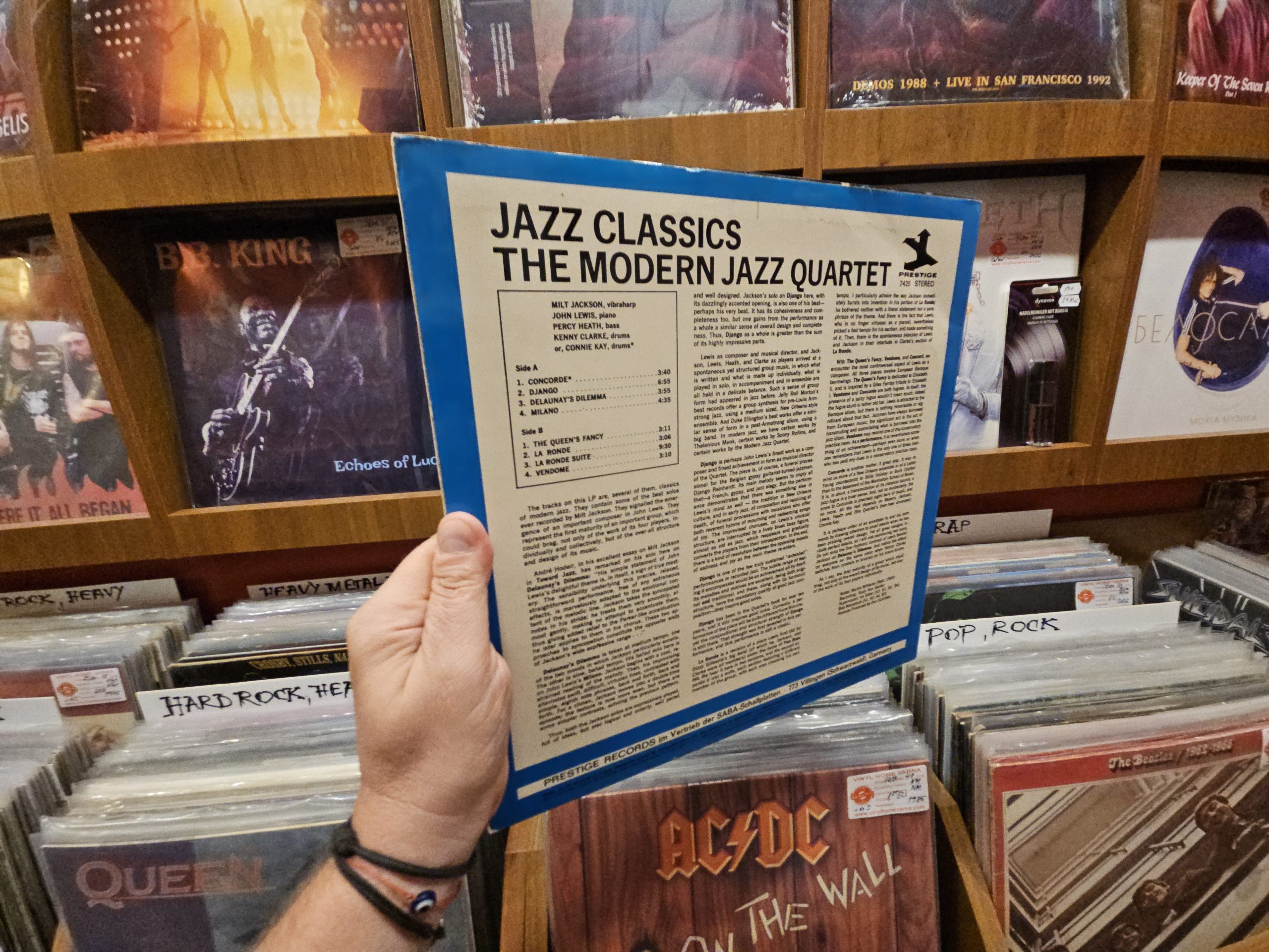The Modern Jazz Quartet – The Modern Jazz Quartet Plays Jazz Classics - Image 2