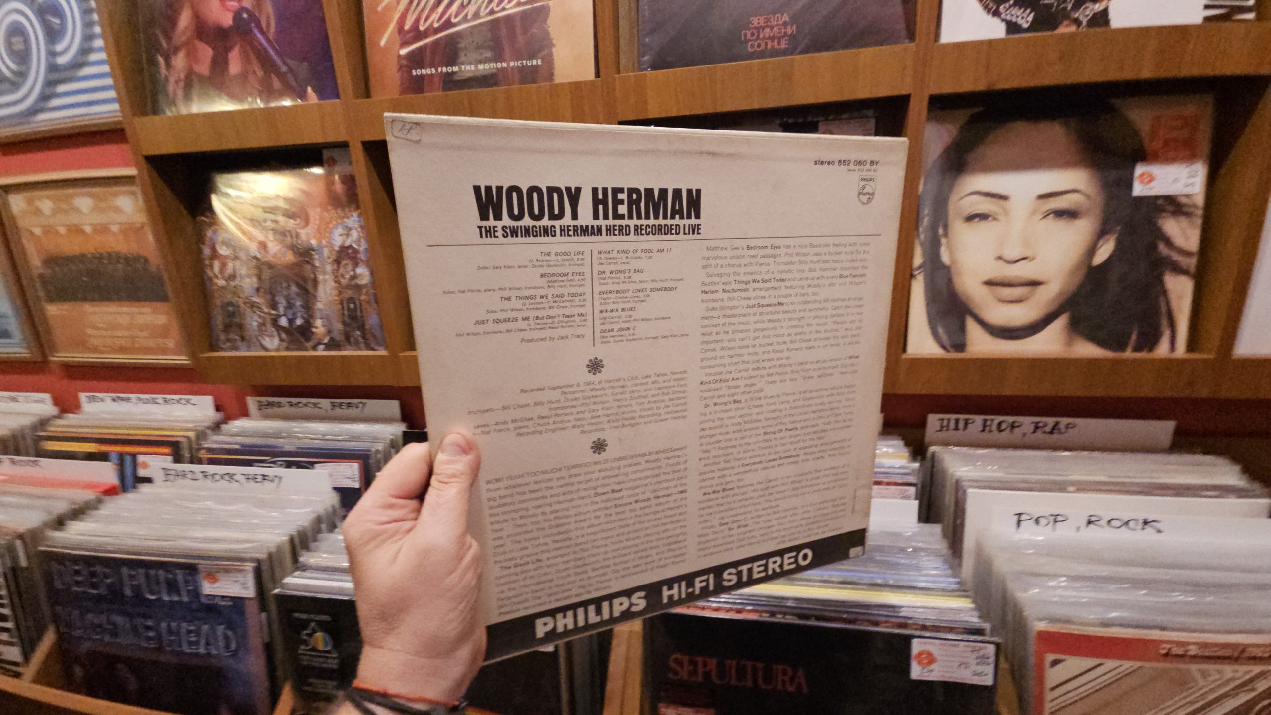 Woody Herman – The Swinging Herman Herd Recorded Live - Image 2