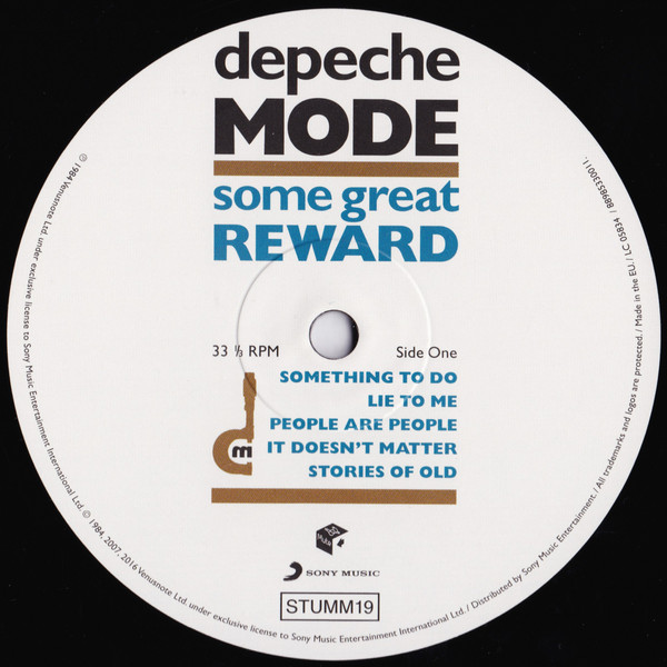 Depeche Mode – Some Great Reward - Image 3