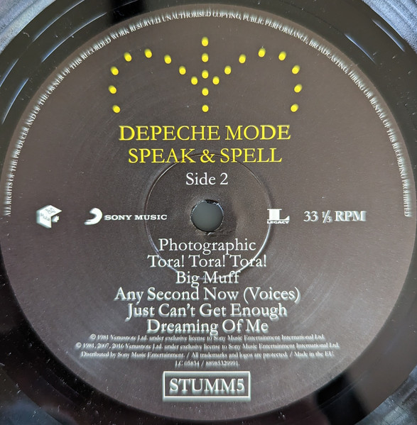 Depeche Mode – Speak & Spell - Image 3