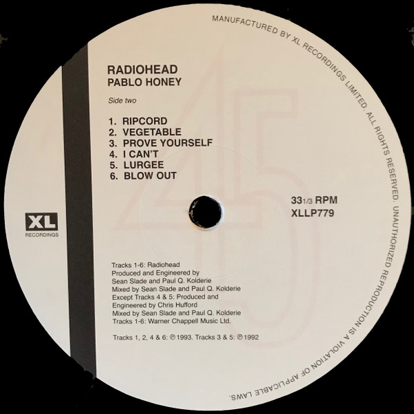 Radiohead – Pablo Honey - Image 3