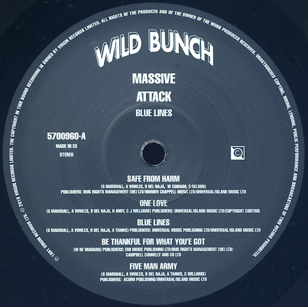 Massive Attack – Blue Lines - Image 4