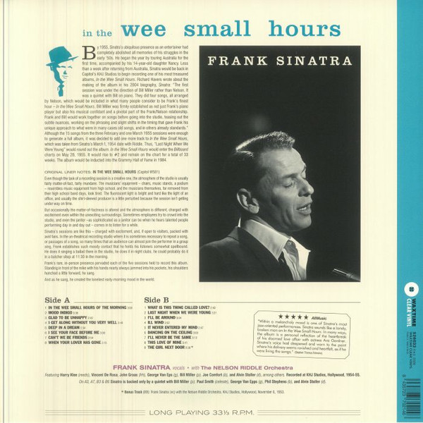 Frank Sinatra – In The Wee Small Hours - Image 3